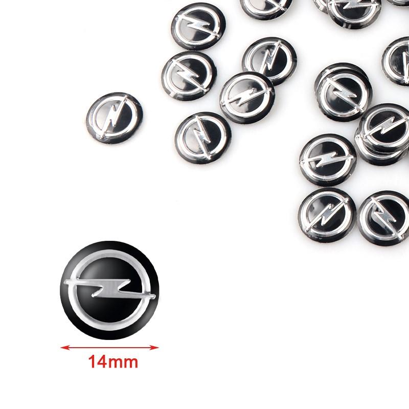 5/10/20PCS Auto Key Remote Fob 3D Aluminum Decal Car Key Shell Sticker For Opel Astra Insignia Mokka Zafira Corsa Vectra Antara Sx0