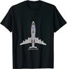 Antonov AN225 Frachtflugzeug T-Shirt 100% Baumwolle Rundhals Kurzarm Sommer Lässig Herren T-Shirt Streetwear