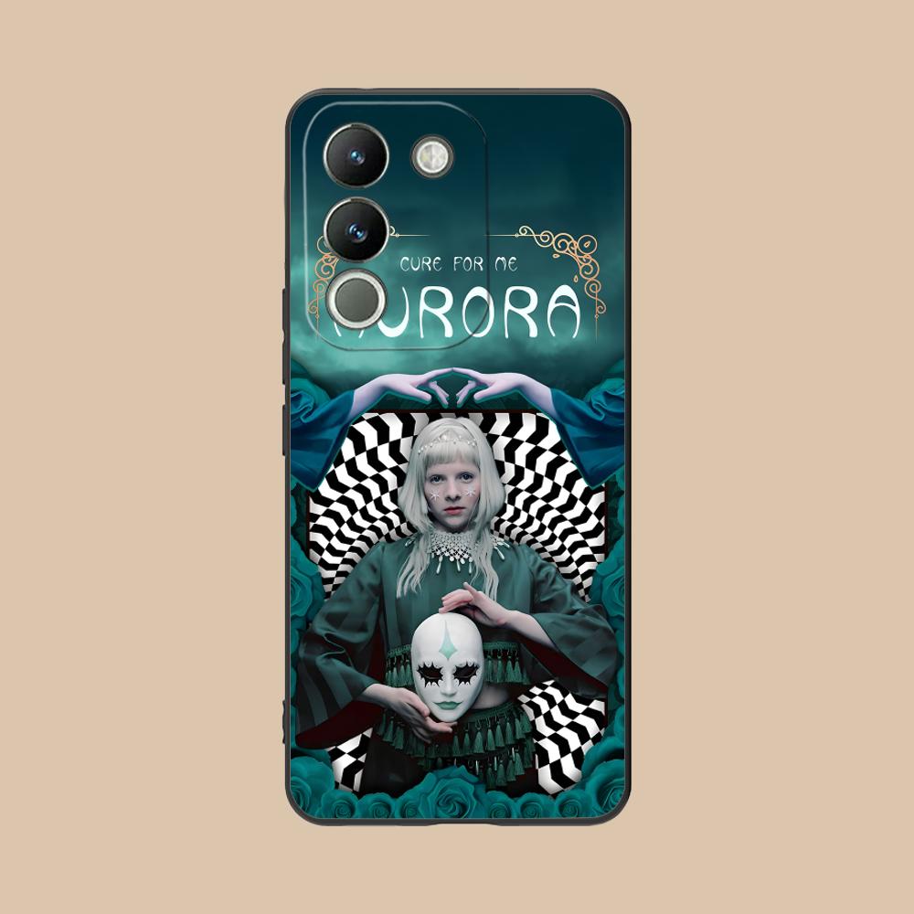 Aurora Aksnes Matte TPU Mobile Phone Case for VIVO V60 V50 V40 V30 V29 V27 V25 V23 Pro Lite 5G Colorful Printing Cover