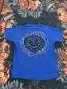 Vintage 80er T&C Town And Country Surf Surfer Fraktal Blau Herrenhemd Größe L Unisex T-Shirt