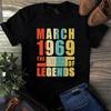Mars 1969 La Naissance Des Légendes Vintage Unisexe Hommes et Femmes T-shirts