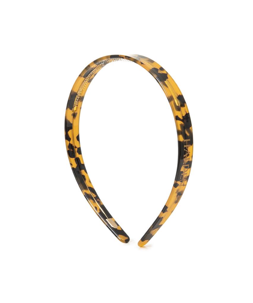 Halden Standard Celluloid Hairband (H035_Yellow Leopard)