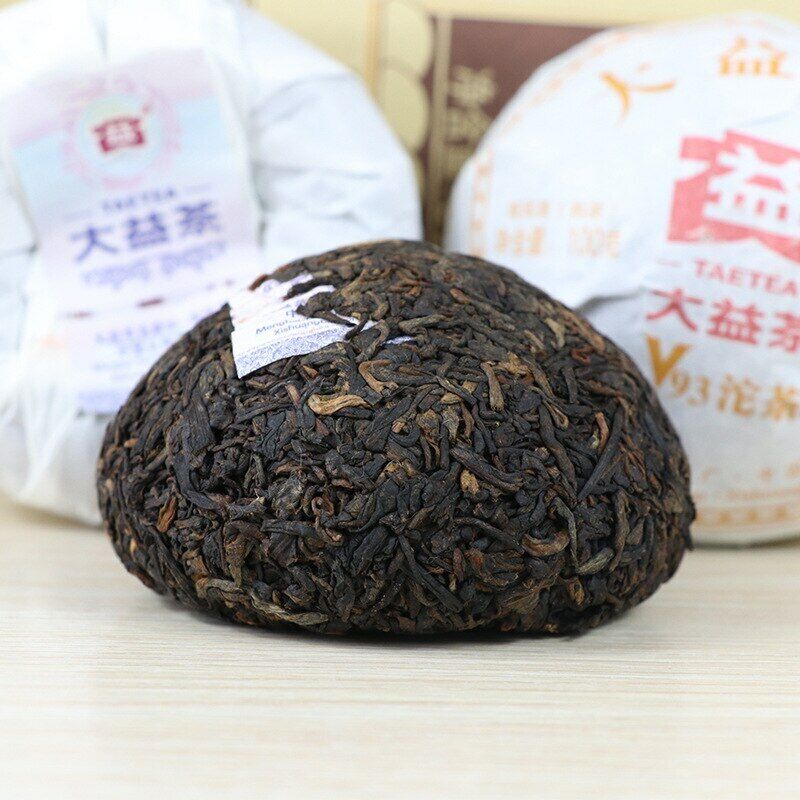 Dayi V93 Yunnan Menghai TAETEA Pu-erh Chinese Pu'er Thee Tuo Cha 2018 Rijpe Puer