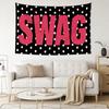 Durable Polka Dot Print Home Tapestry MultiSize Polyester Fabric for Bedroom Living Room Wall Decor High Quality Flat Print
