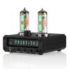 Nobsound P2-FM 6E2 Vacuum Tube Preamplifier Stereo Headphone Amplifier Sound Level Indicator FM Radio Clock MIC/AUX Desk Clock