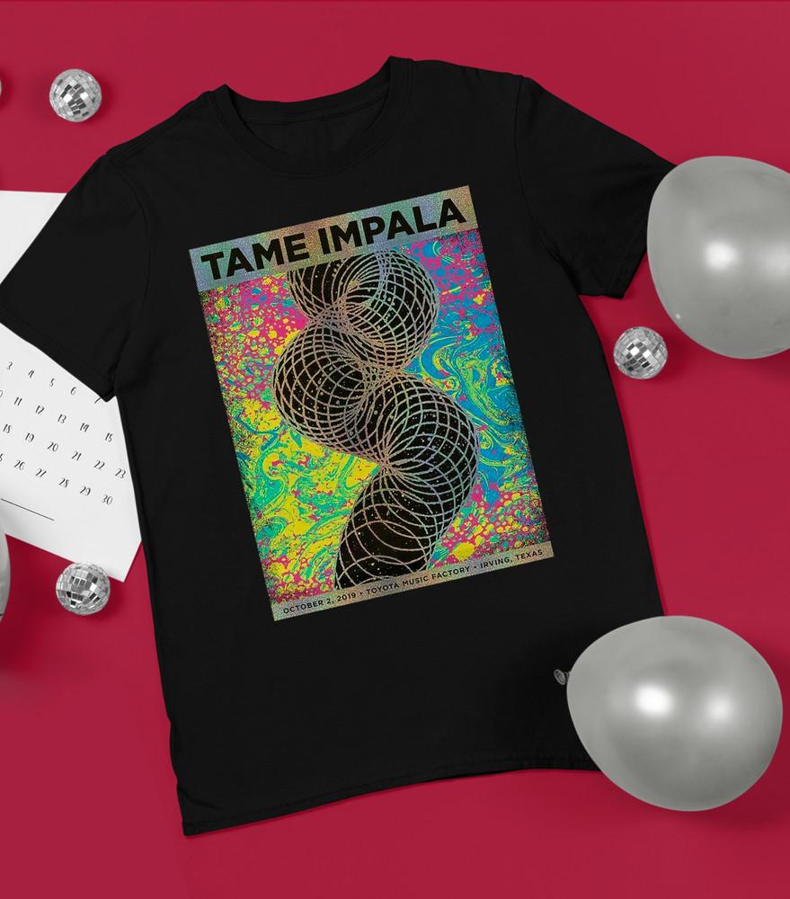 TAME IMPAALA Tour October 2 2019 Black Men S-234XL T-shirt ND356 Unisex T-Shirt