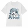 Japanese Y2K Anime Women T-shirt Cotton Loose Streetwear Casual Tees Big Size Short-sleeved Hip-hop Harajuku Tops Women Clothing