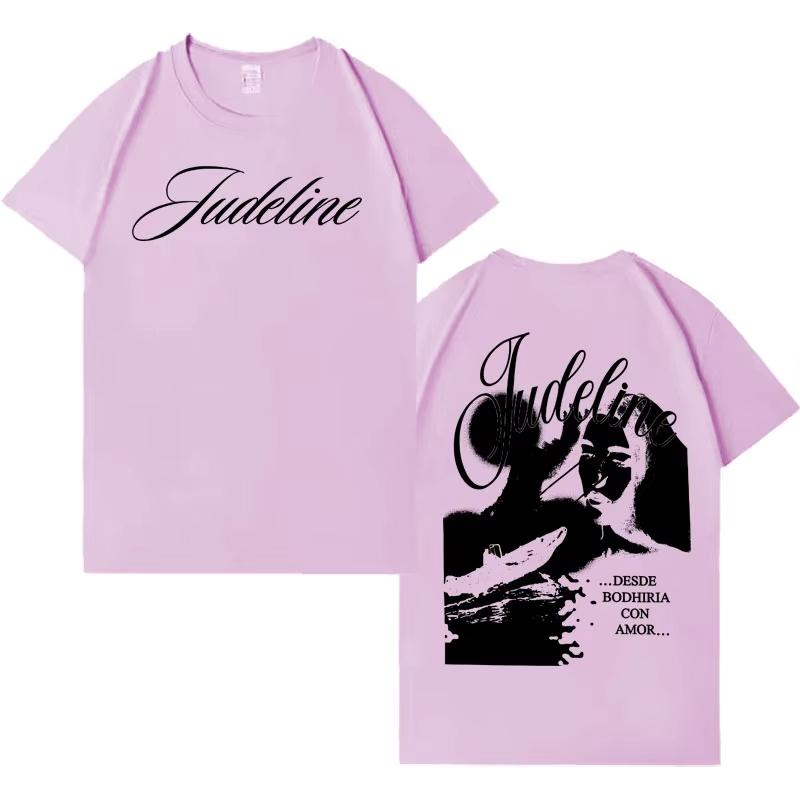 2026 Summer Singer Judeline Tide Album Tees Womens Unisexs Clothing Vintage Style High Quality Tshirt Y2K Summer New T Shirt