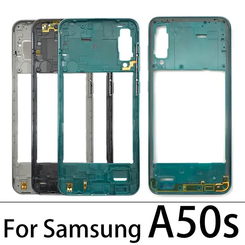 New Middle Frame For Samsung A20S A30S A50S A70S Middle Frame Bezel Middle Plate Housing Replacement A207 A307F A507F A707F