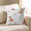Cartoon Animal Bear Fox Squirrel Cushion Cover 30x50 Polyester Sofa Cushion Decorative Throw Pillows Home Decoration Pillowcover