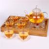 AT21-3X Clear Glass Heat-Resisting Heart Shape Teapot' Warmer Heater Base Candle Holder