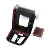 For BMW X1 iX1 U11 X2 iX2 U10 2024 2025 Carbon Fiber Rear Seat Armrest Air Vent Overlay + Charging Port Cover Decoration