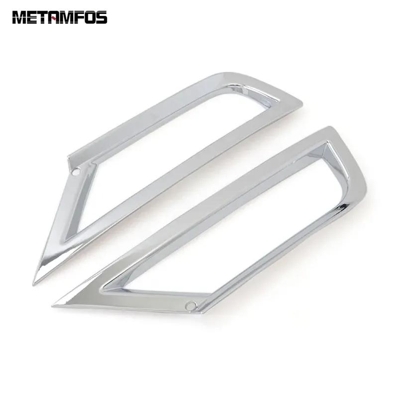 For Volkswagen VW T-ROC TROC 2017 2018 Chrome Front Fog Lamp Light Cover Trim Foglight Decoration Accessories Car Styling