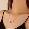 Gothic Black Bat Chain Necklace - Halloween Punk Vampire Jewelry