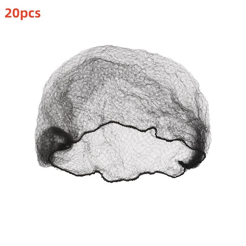 10/20/30/50pcs Invisible Nylon Hair Nets Durable Disposable Ballet Bun Cover Snoods, 5mm Elastic Edge Mesh for Dance & Performan