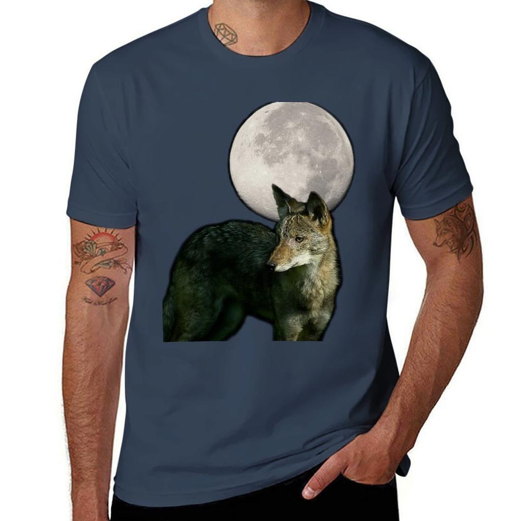 Coyote Moon T Shirt Tshirt Active Wear Sports Tshirt For Unisex