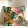 Pillow Cover Tropical Floral Kawaii Pillow Case For Sofa Car Home Decor Pillowcases
