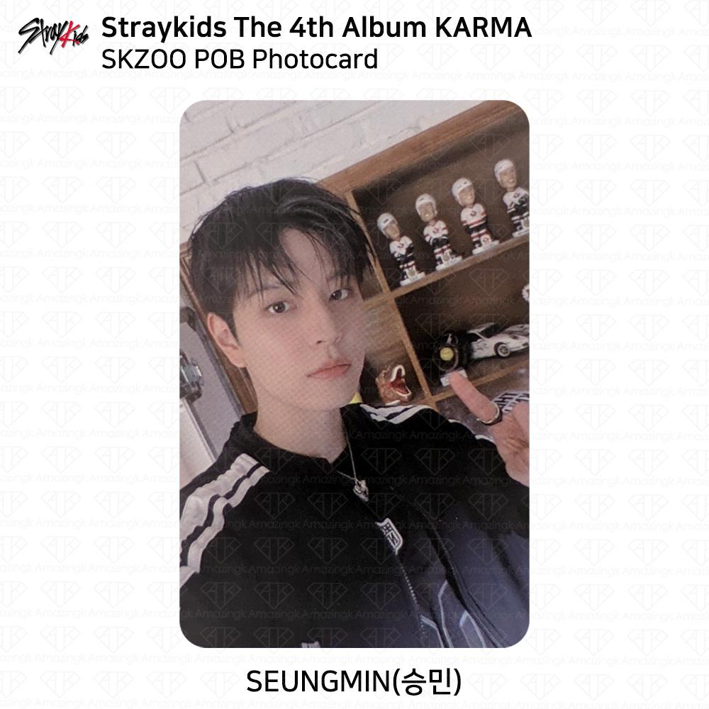 Stray Kids Das 4. Album Karma SKZOO-Version. POB Fotokarte KPOP K-POP SKZ