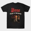 Asian Size Men Black Print T-shirt Bone Thugs N Harmony No-Cut Heat Transfer Print Cotton Tshirt