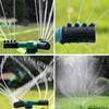 Automatic 360 Degree Rotatation Lawn Sprinkler  ABS Three-arm Sprayer Head Garden Grass Flower Irrigation System