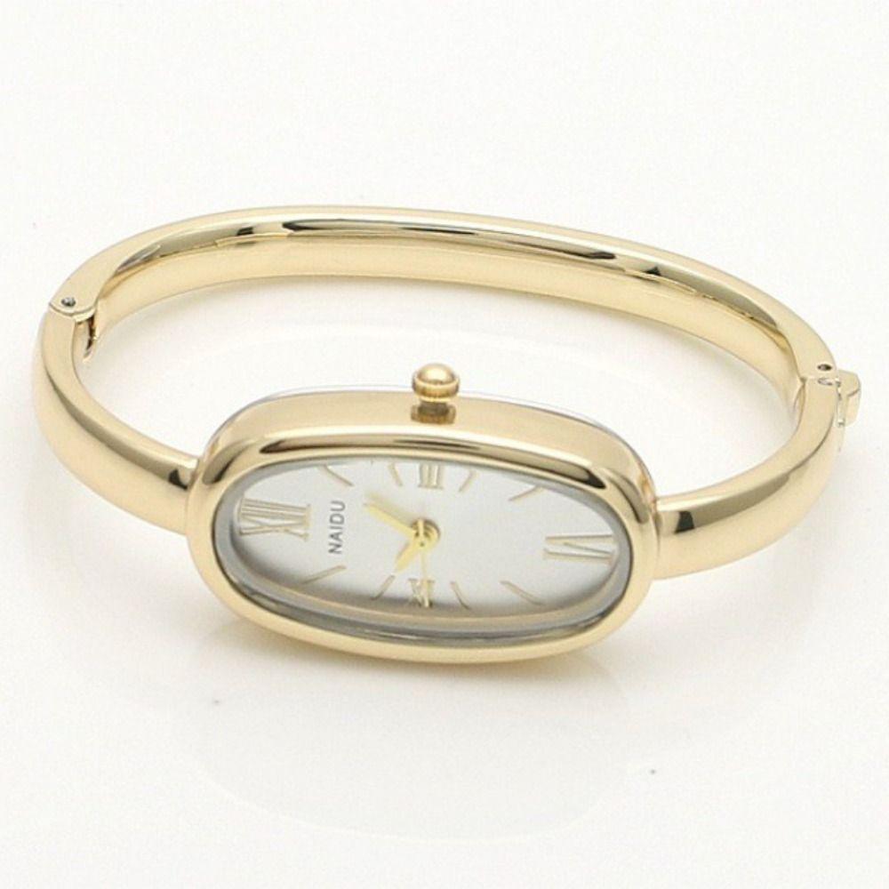Guld/Silver Armbandsur Lyxigt Kvartsur Högkvalitativt Armbandsur för Kvinnor