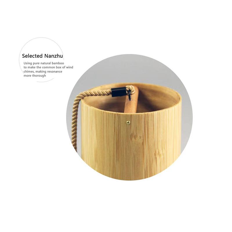 Bamboo Wind Chime Windbell Chimes Craft For Outdoor Garden Decoration