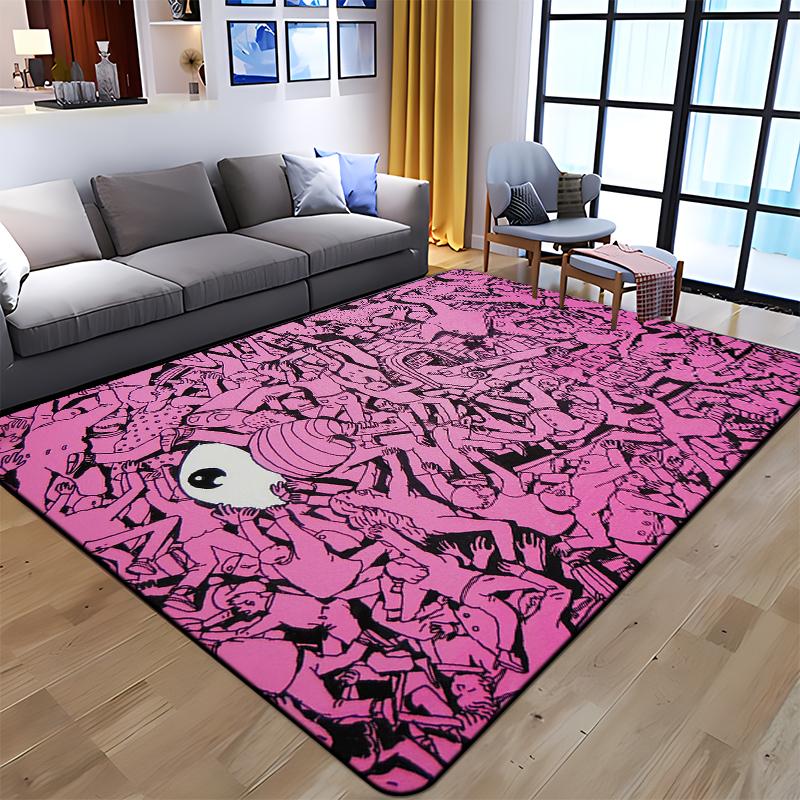 Market trend customization carpet home decoration Game carpet camping mat living room doormat rugs area rug anime room decor