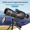 Maifeng 25-75x60 Bird-Watching Telescope: High-Power, HD, Low-Light Night Vision, Large-Caliber, Variable Magnification, Outdoor Use.
