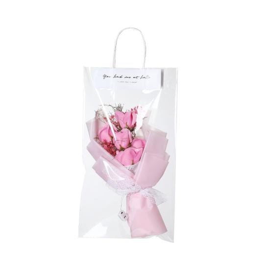 Söt simulering blomma med påse varma ljus mors dag presenter