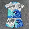 Kinder Tier Papagei Vogel Bedruckt Outdoor Straße 11 Farben Kinder T-Shirt und Shorts 2-teiliges Set Sommer Haus Lässiges Outfit Jungen und Mädchen Sport Set