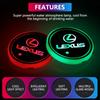 Led Water Cup Lights Anti-Slip Coaster Auto Atmosphere Lamp For RX ES GX LS LX IS GS RC UX IS250 IS300 IS350 ES300 ES250TQ9