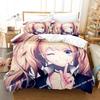 3D Anime Danganronpa Bedding Set Printed With Pillowcase Duvet Cover Soft Single Double Queen Super King Size Boys Girls Adults