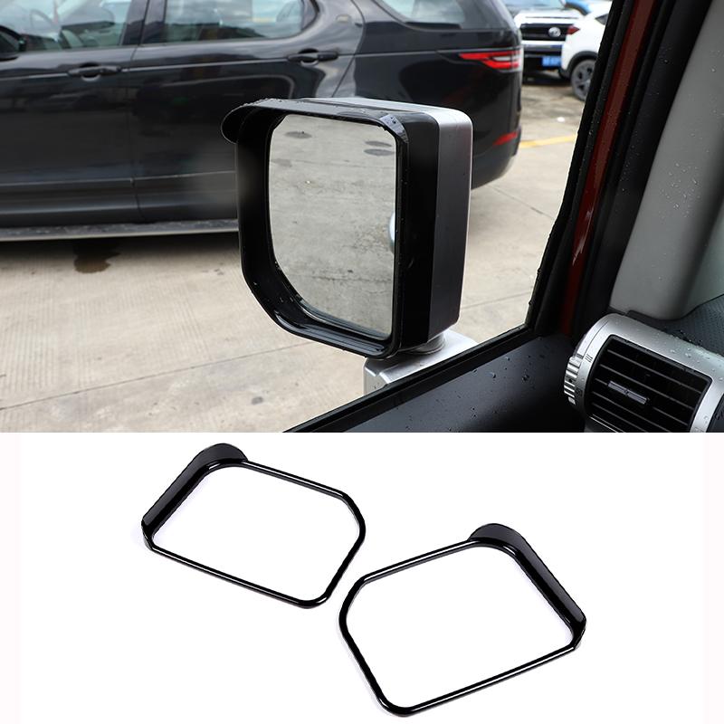 ABS Car Exterior Rearview Mirror Rain Eyebrow Decoration Frame Cover Sticker For Toyota FJ Cruiser 2007- Auto