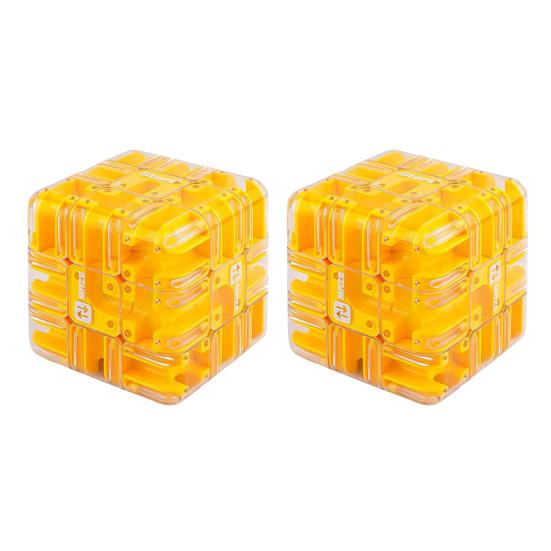 1/2Pcs 3D Puzzle Maze Cube Educational Brain Teaser Handheld Rolling Ball