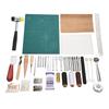 42pcs Leather Craft Tools Punch Kit Stitching Working Stitching Groover Sewing Set