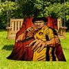 1 Stück Bruce Lee, Kampfsport Outdoor-Decke Leichtes Flanell, Weich & Warm, Ganzjahresnutzung für Sofa, Outdoor, Camping, Wohnzimmer, Büro80