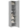 Highboard Gray Sonoma 40 X 42.5 X 185 Cm Particleboard
