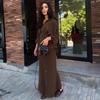 2025 Autumn/Winter European & American Fashion: Women's Loose Fit Denim Coat and Tie Shirt Set