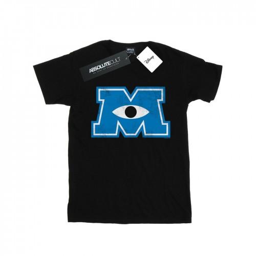 Disney Womens/Ladies Monsters University Monster M Cotton Boyfriend T-Shirt