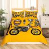 Motocross Bedding Set Full Motorcycle Racer Comforter Cover Extreme Sport Duvet Cover Dirt Bike Motor Vehicles Biker Quilt Cover