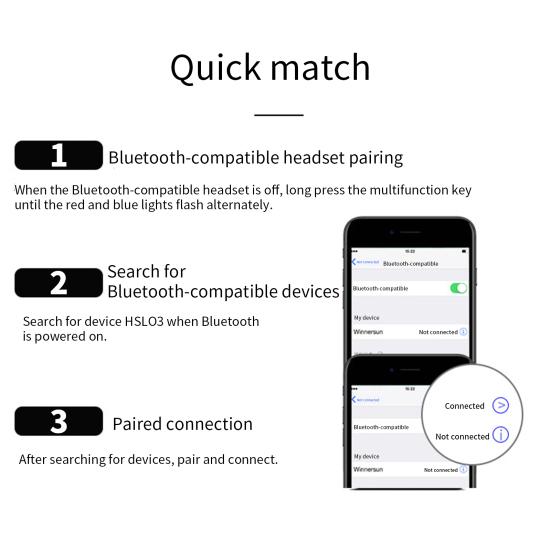 1 Set XT11 Wireless Earbud Bluetooth-compatible 4.2 Intelligent Noise Reduction Heavy Bass Magnetic Suction Lower Power Consumption Wireless Earphone