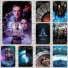 פוסטר קישוט Stargate SG1 שלט פח וינטג' שלט מתכת לוח דקורטיבי לפאב בר חדר גברים מועדון קישוט קיר