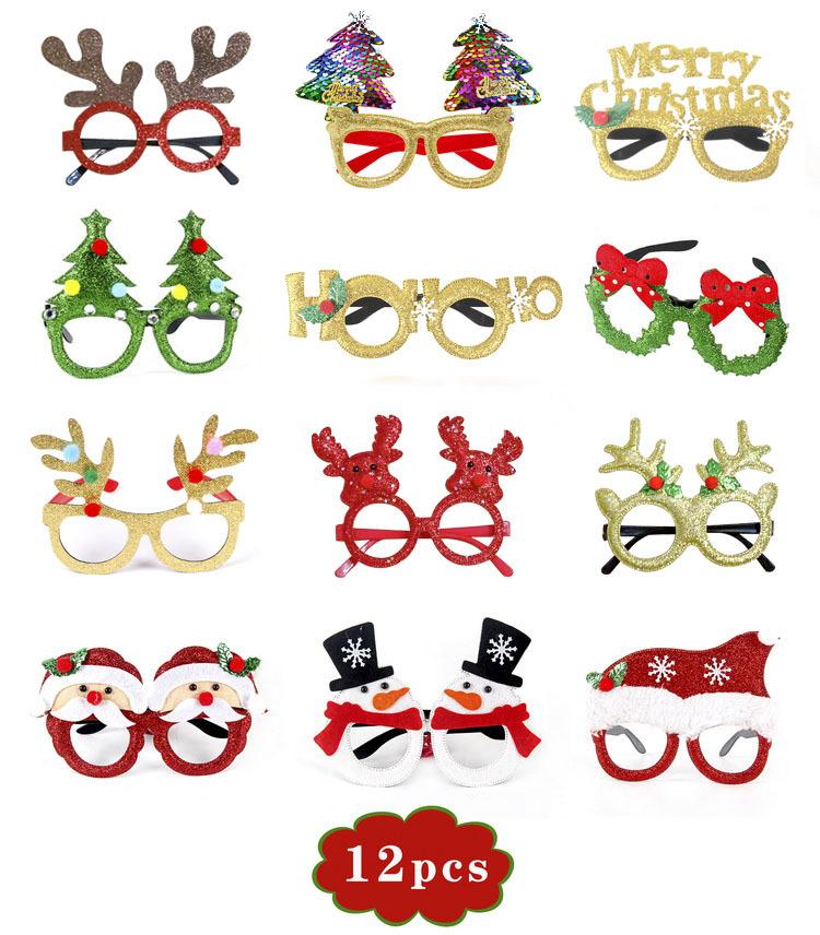 Festliches Geschenk für Erwachsene und Kinder, Hut, Stirnband, Klatschen, Kreis, Armband, Brille, Dekorationen