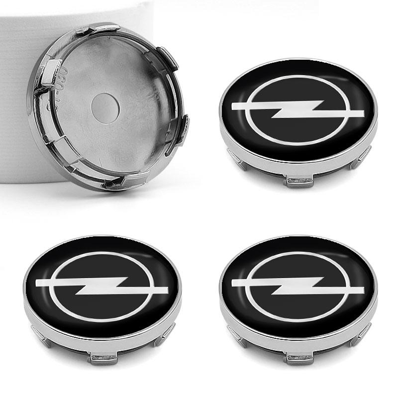 60mm Car Wheel Center Hub Cap Rim Cover Emblem Stickers For Opel Insignia Astra Antara Meriva Zafira H G Corsa wzjn06