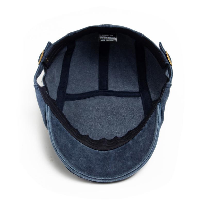 Vintage-washed Hats: Men’s Berets, Cotton Casual Versatile Hats, Distressed Baseball Caps for Women