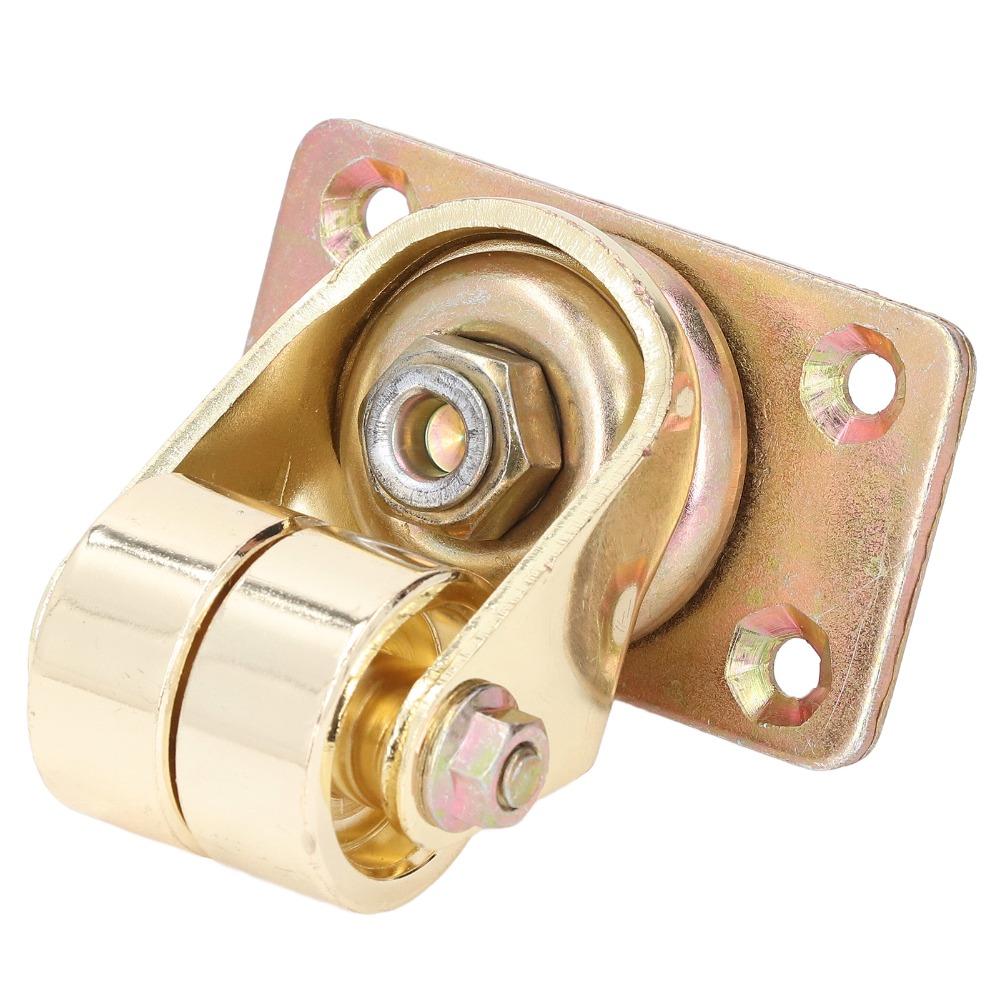 Gold Color Piano Wheels 360 Degree Rotation Caster Wheels Trundle Caster Wheel Musical Instrument