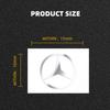 10PCS Car Metal Emblem Wiper Stickers Reflective Decor Decals For Mercedes Benz A C E S Class CLA CLS W212 W213 W204 Accessories