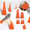 Veelzijdige Rubber Hydraulische Olie Service Stekkers Complete Set Oranje Lekdichte Slang Stekkers voor Industrieel Leidingreparatie Gebruik