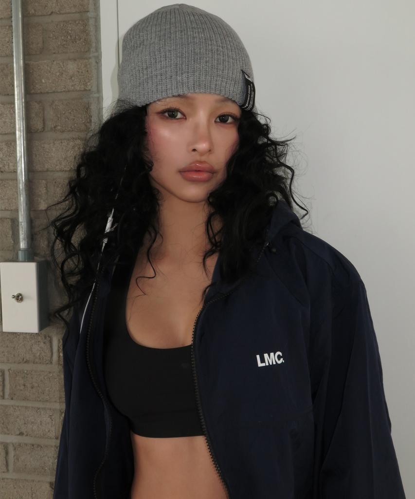 LMC Label Short Beanie Brown