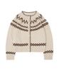 Siyazu Sikn2166 Nordic Jacquard Knit Cardigan_Cream